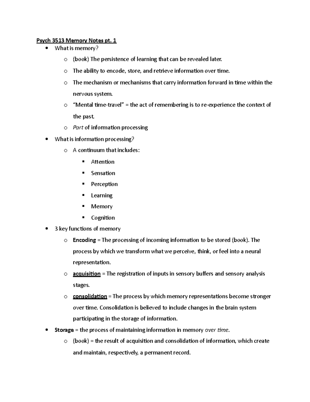 psych-3513-memory-notes-pt-1-1-what-is-memory-o-book-the