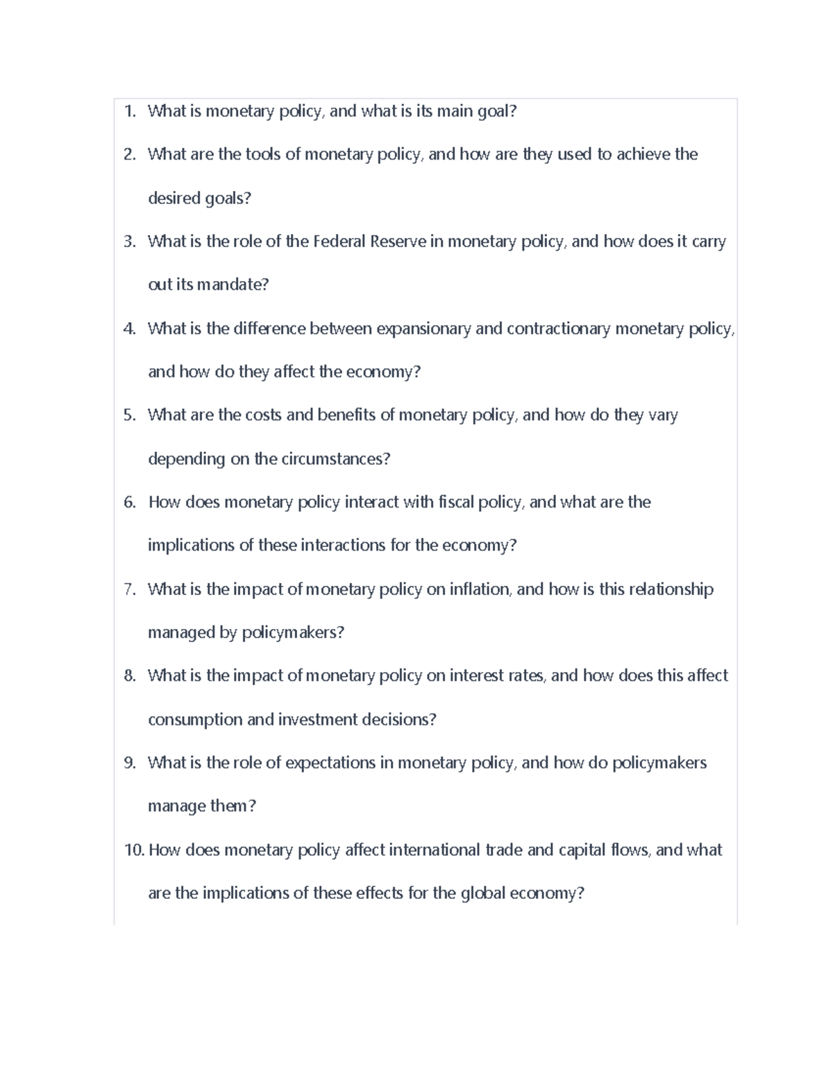 Monetary Policy Review What Is Monetary Policy And What Is Its Main Monetary Policy Review What Is Monetary Policy And What Is Its Main