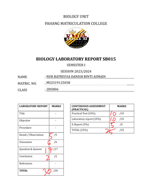 lab report experiment 7 sb025