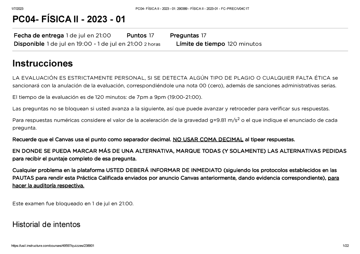 PC04- Física II - 2023 - 01 290389 - Física II - 2023-01 - FC- Preciv ...