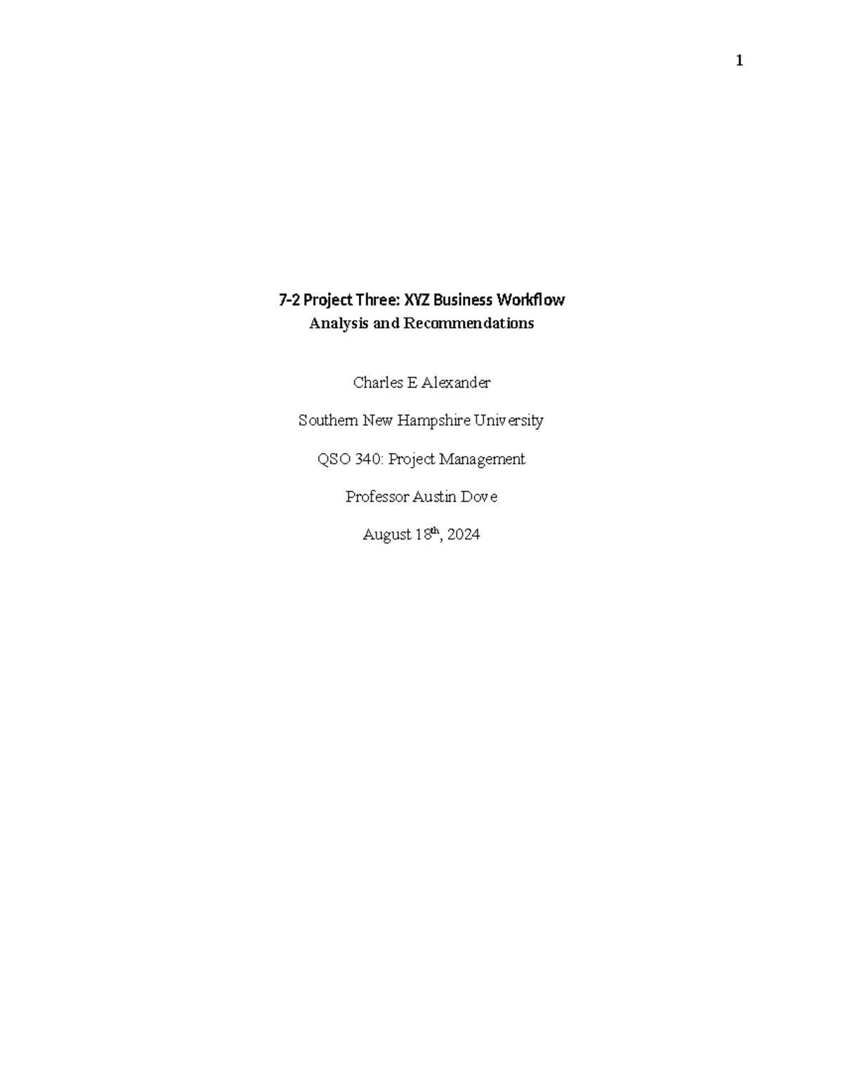 Finalproject done2 - final project - 7-2 Project Three: XYZ Business ...