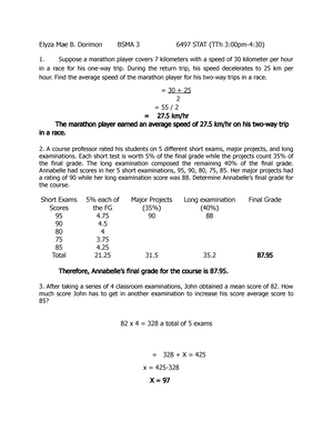 5-Statistics-and-Probability G11 Quarter-4 Module-5 - Studocu