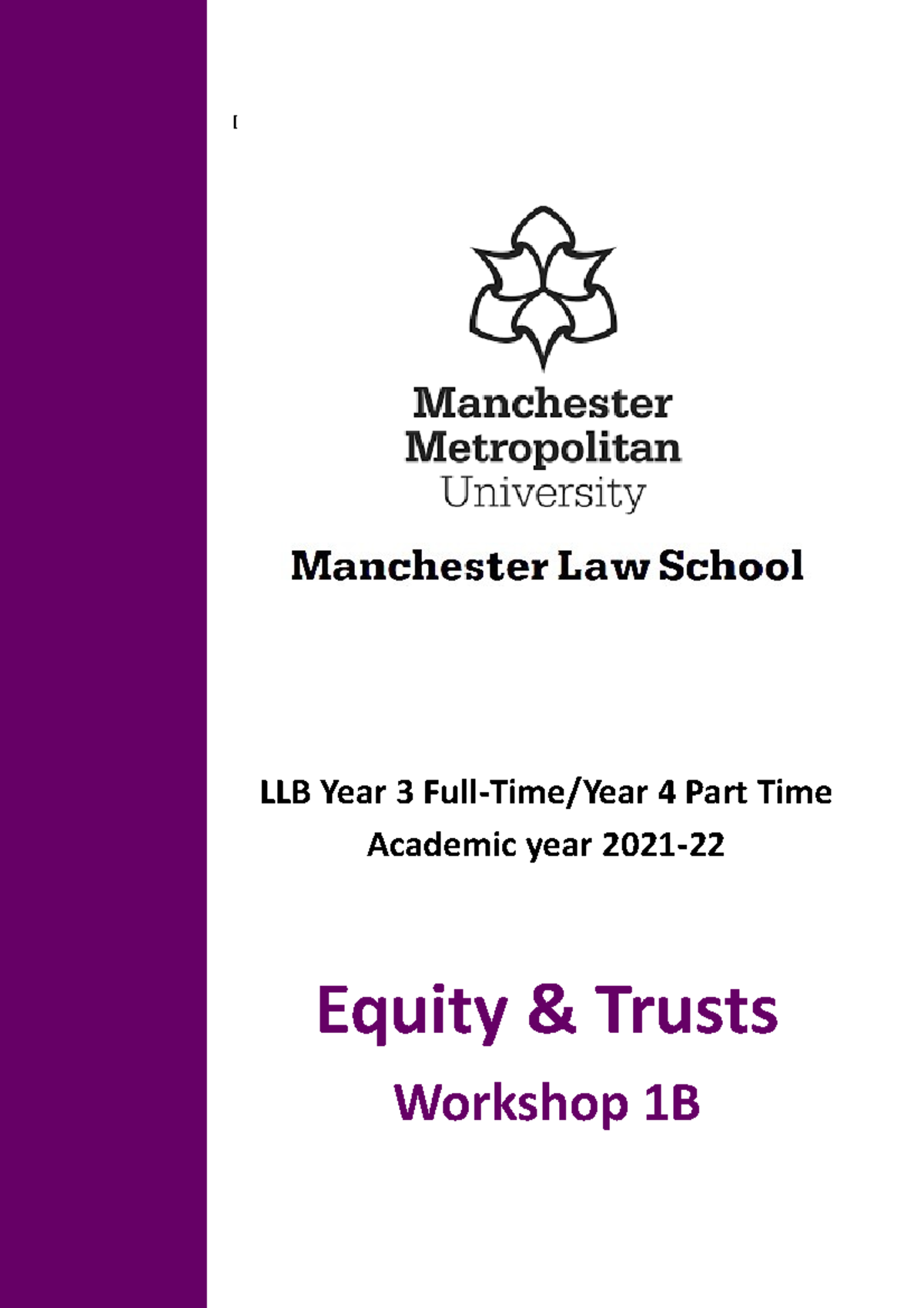 Workshop 1B - The Trust Concept - 456Z0016 - MMU - Studocu
