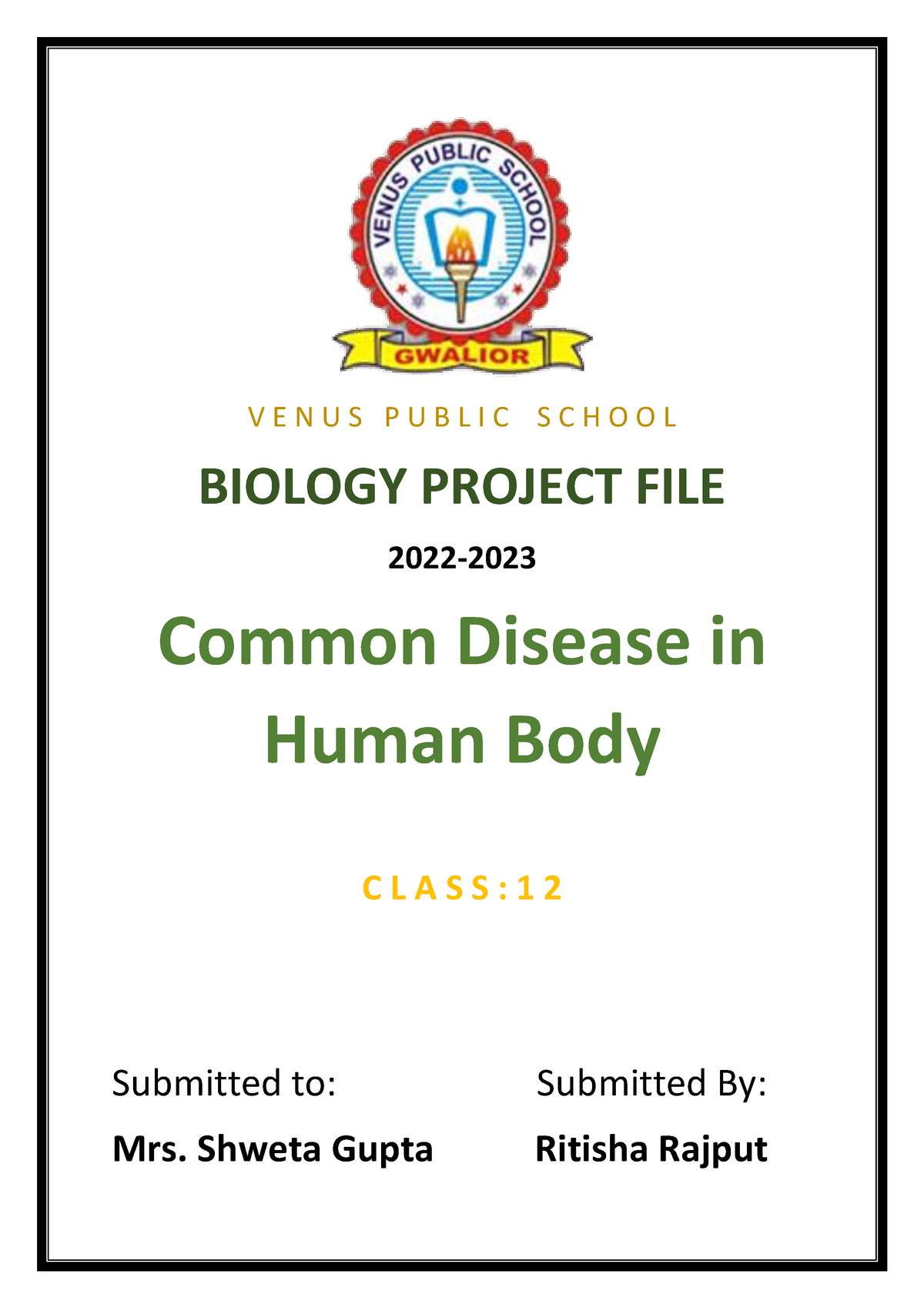 biology education project pdf