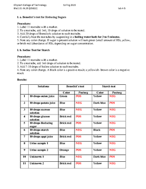 BIO 1101 Pre-READ TEXT St - I. PRE-READ ASSESSMENT READ-BIO 1101 ...