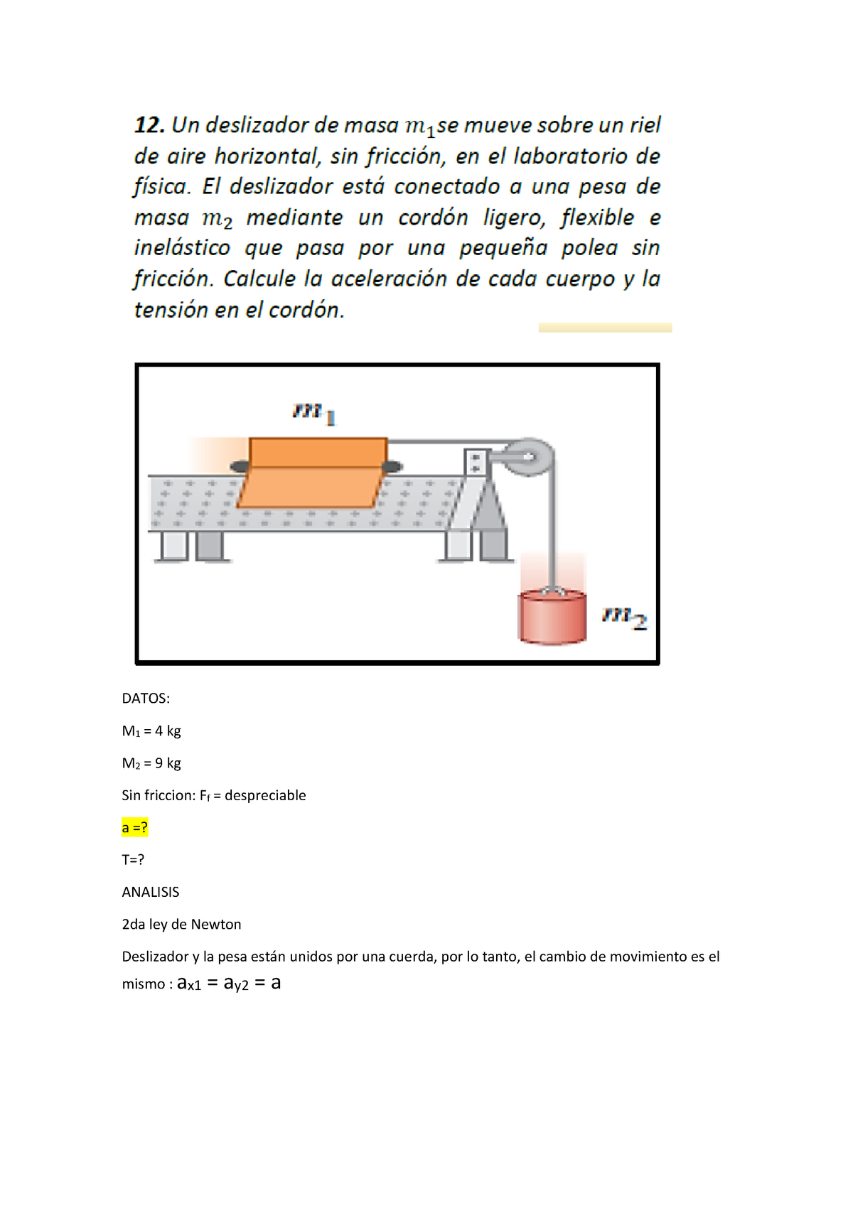 Ex Menes Y Ejercicios De An Lisis Datos M Kg M Kg Sin