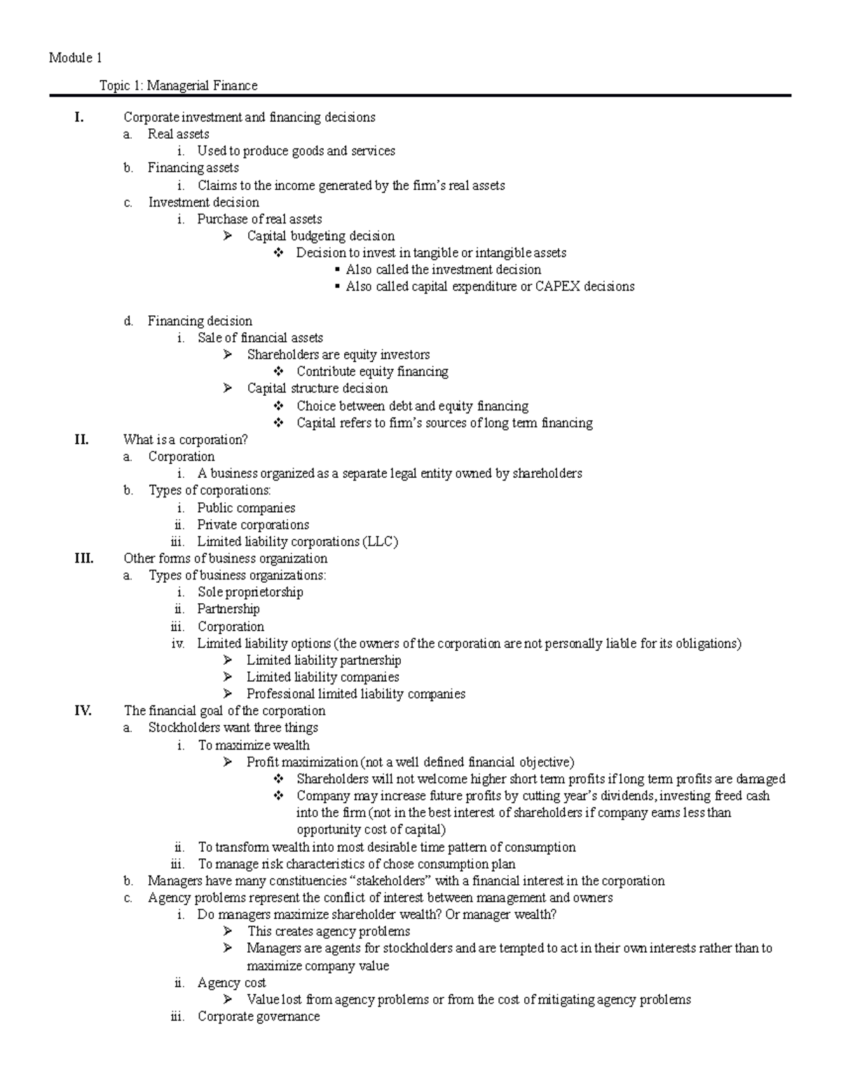 Module 1 notes dr aroul 2021 summer course - Module 1 Topic 1 ...