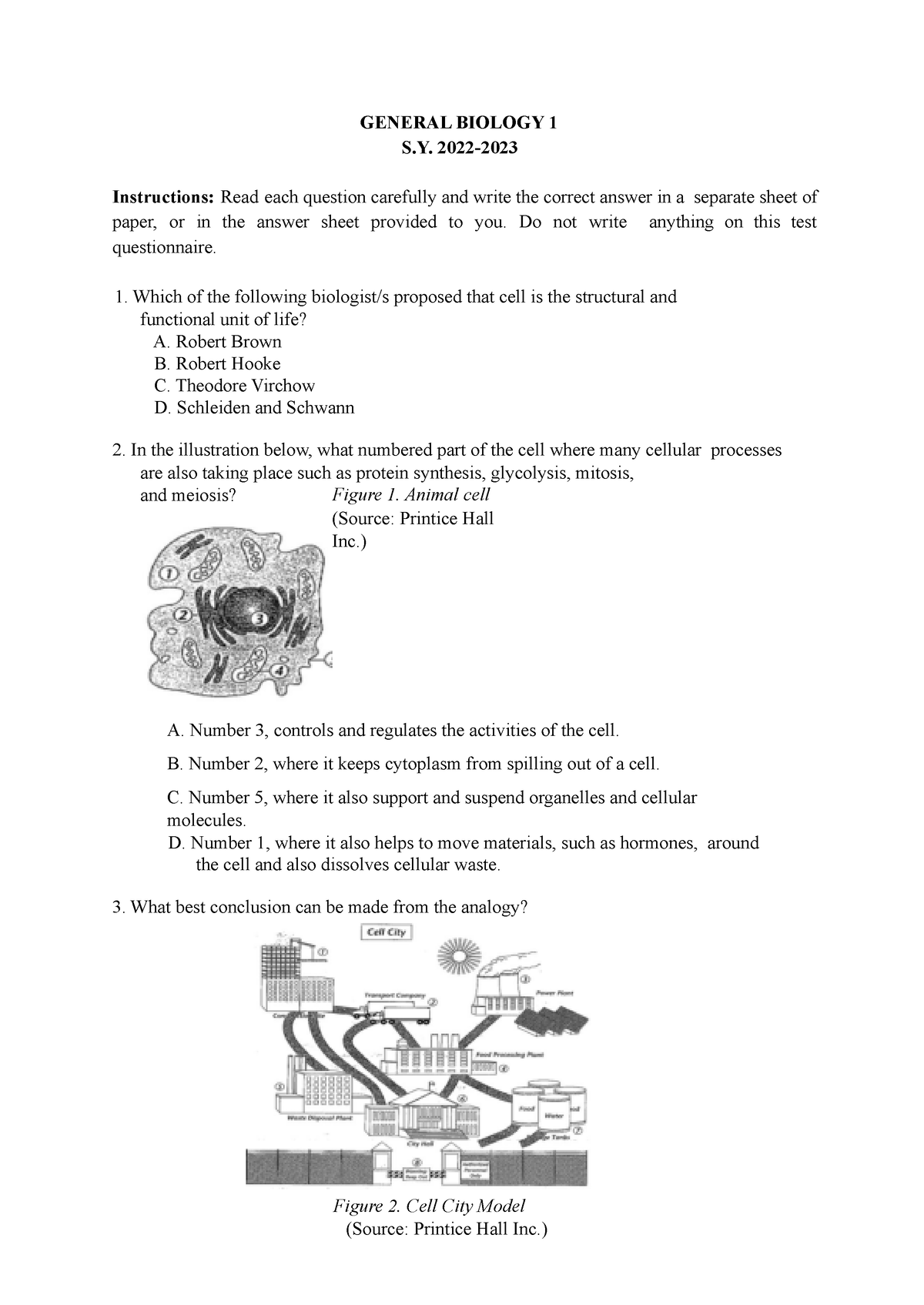 biology essay questions 2022