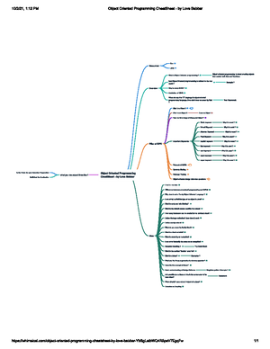 Object Oriented Design and Programming - Module 1 - Object Oriented ...