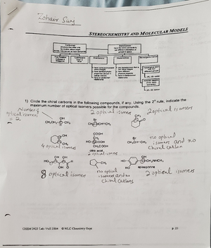 Lab3 - Lab 3 Separation by distillation - CHEM 2423 - Studocu