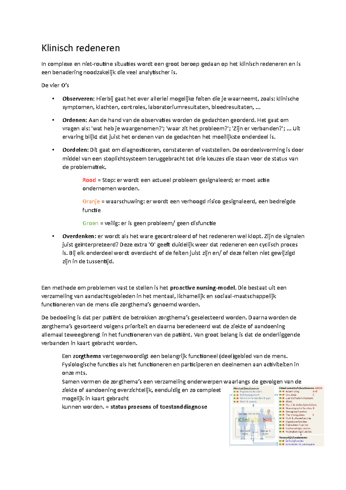 Integrerende Casuïstiek - Klinisch Redeneren - Klinisch Redeneren In ...