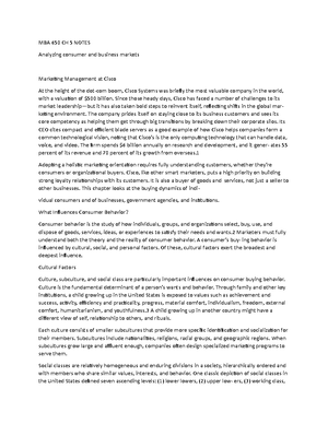 Ch 2 notes mba 650 - Ch 2 notes MBA 650 CHAPTER 2 Developing and ...