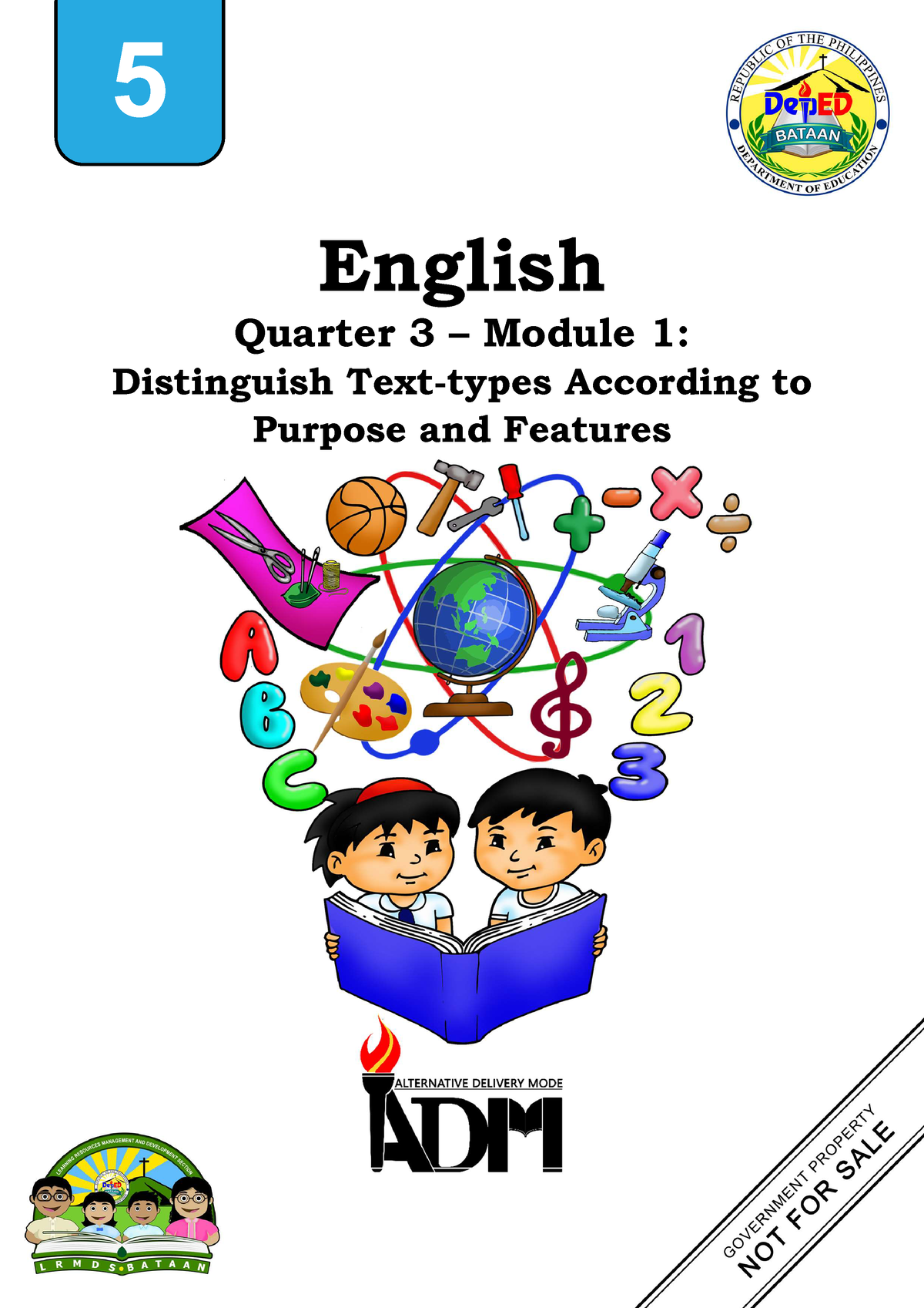 English 5 Q3 Module 1 Distinguish Texttypes According To Purpose And 