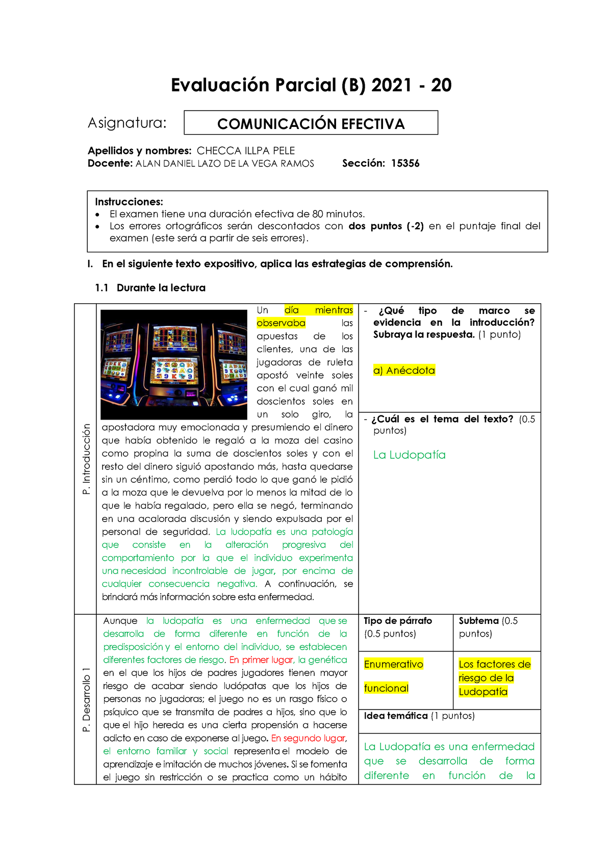 Examen Parcial CE 202120 Pele OKKkkk - Evaluación Parcial (B) 2021 - 20 ...