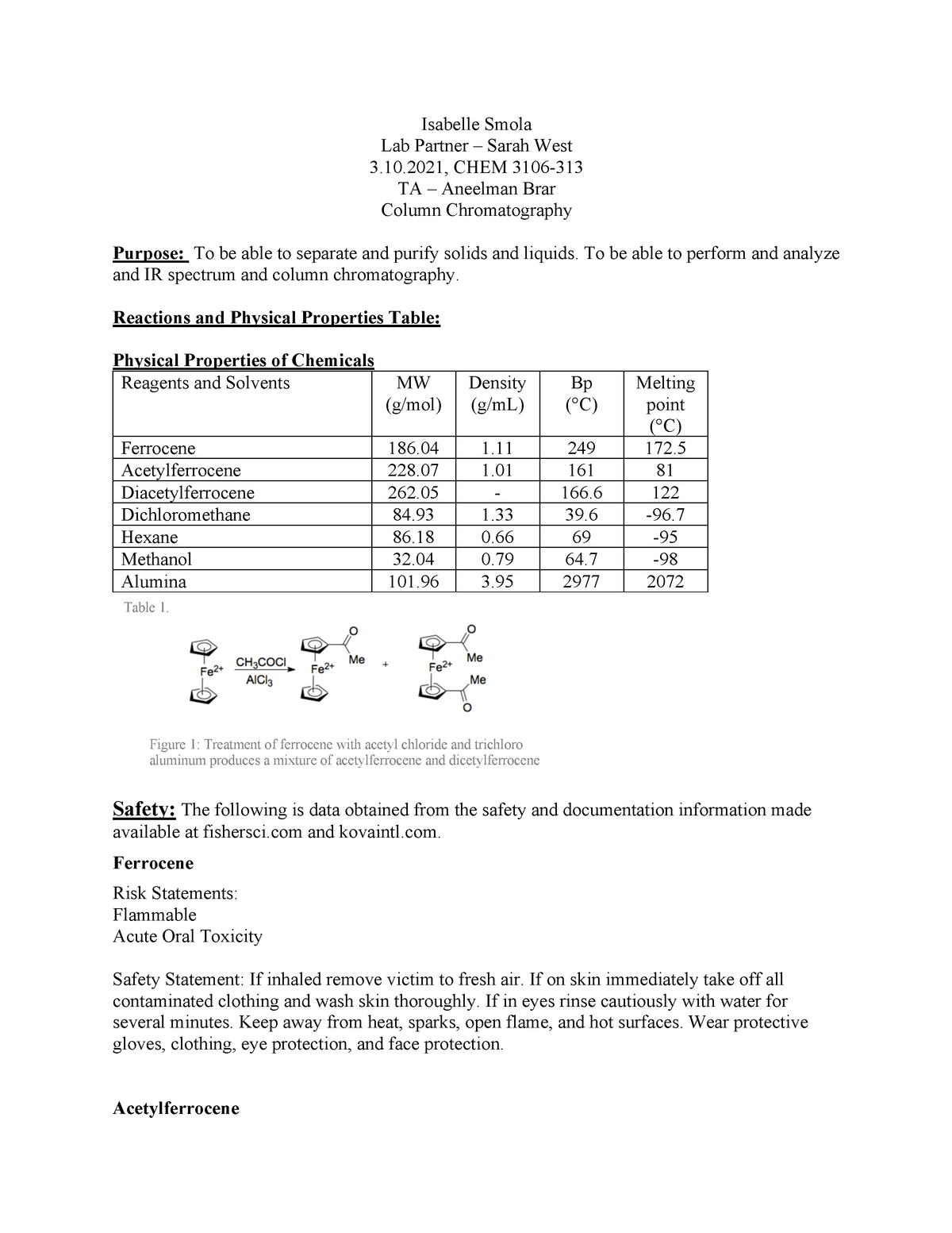 Chm lab report 6 - Hdhdhd - chemica stuctwus- H Zwutte Lon of