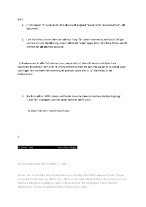 Webbutv 1 Inlämning 4 - uppgifter - Webbutveckling 1 (WEBWEU01 ...