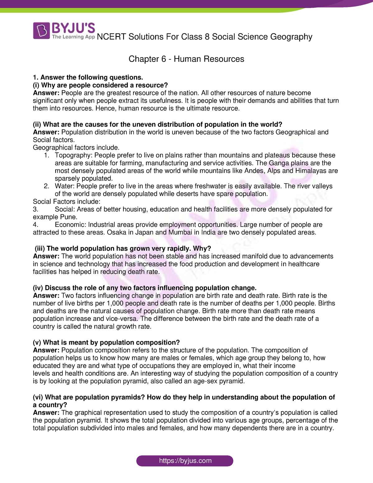 ncert-solutions-for-class-8-social-science-geography-chapter-6-human