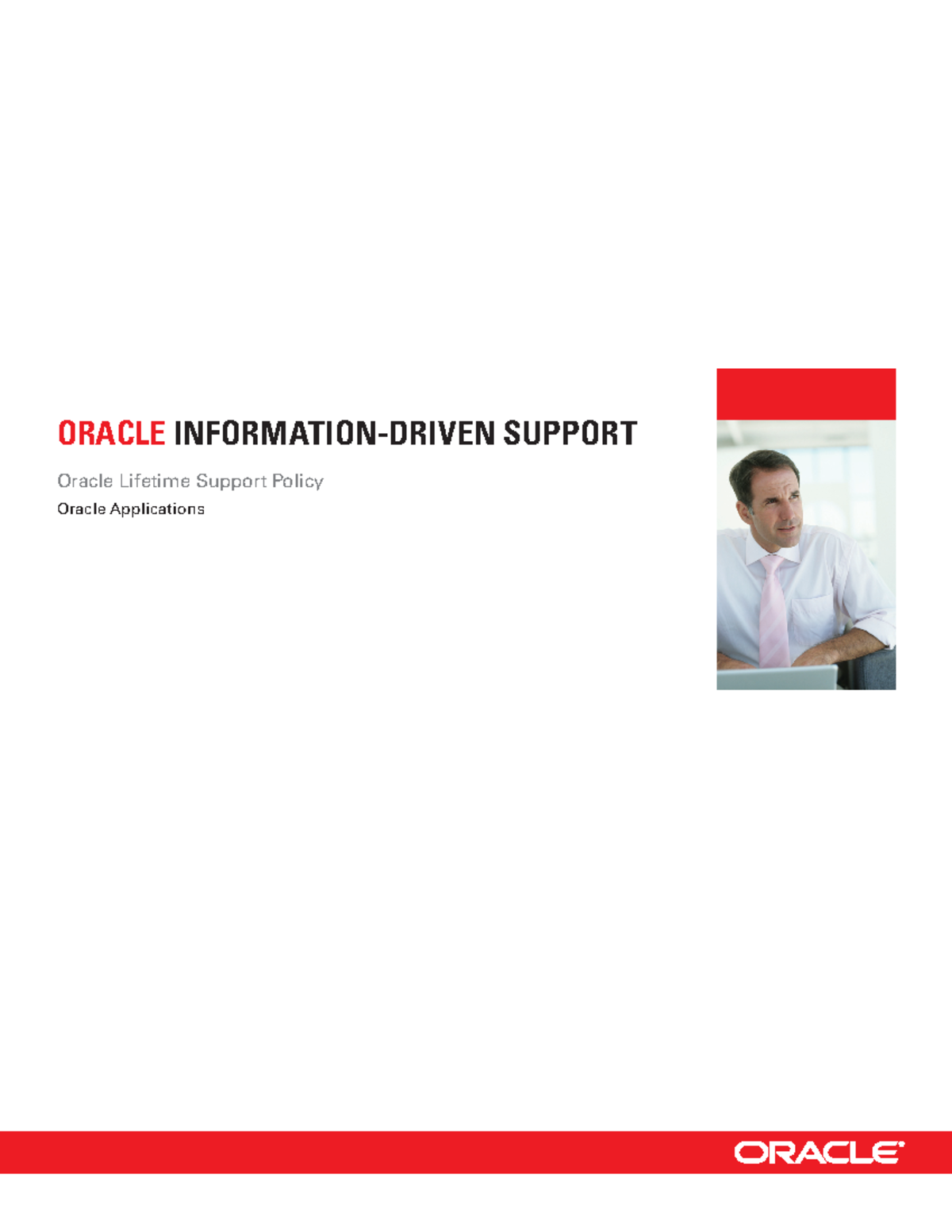 Lifetime support applications 069216 ORACLE INFORMATIONDRIVEN