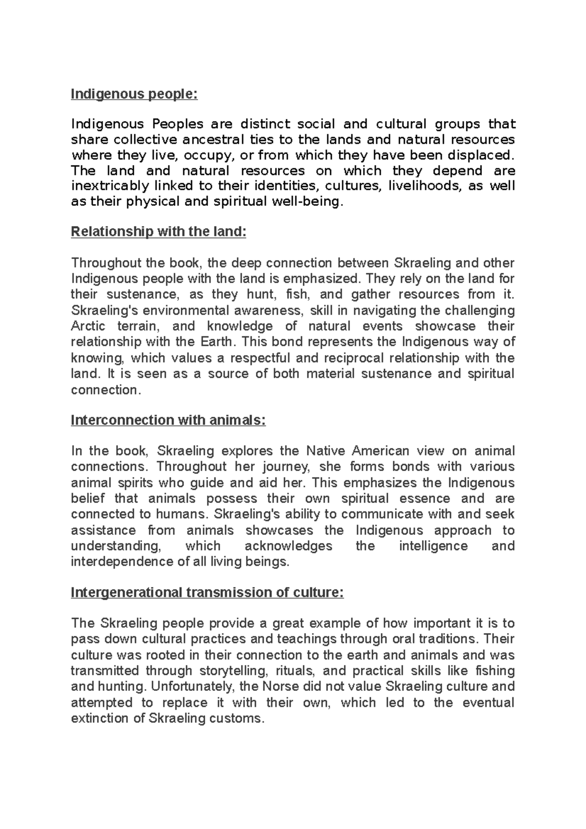 Indigenous people - Indigenous people: Indigenous Peoples are distinct ...