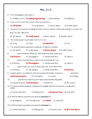 OS Mid Term - practice - OS_Midterm_Part_ Question No: 6 / 10 In ...