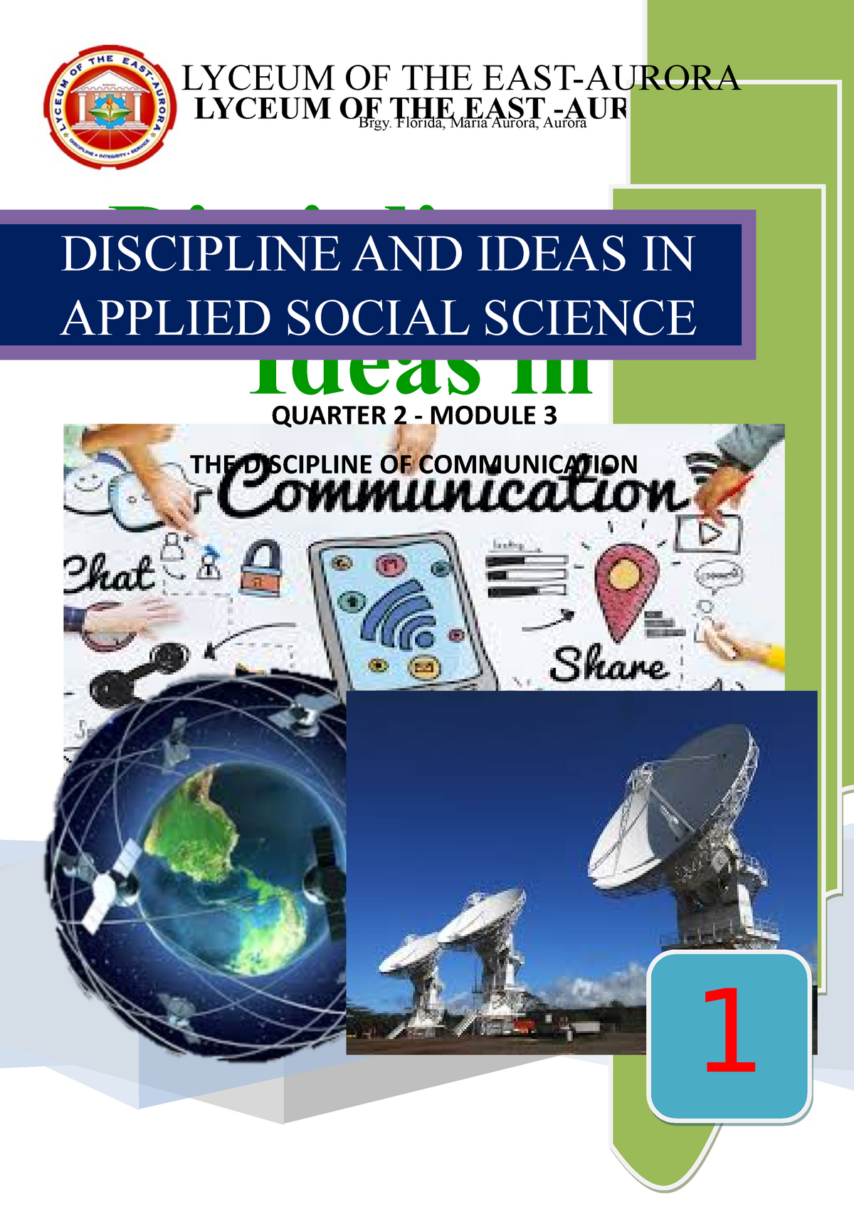 Q2 Diass Week 3 Module 3( Discipline Of Communication, The Professionals  And Practitioners In The - Studocu