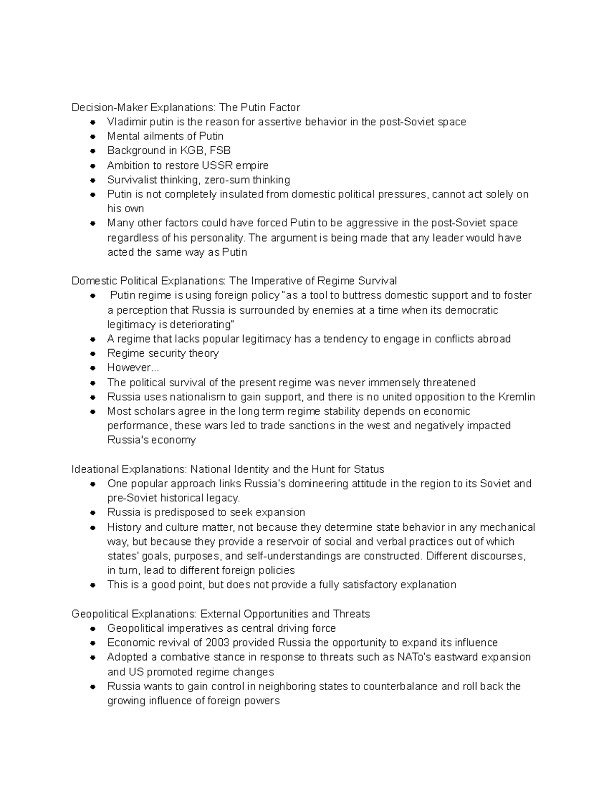 Poli 244 conference 1 reading notes - Decision-Maker Explanations: The ...