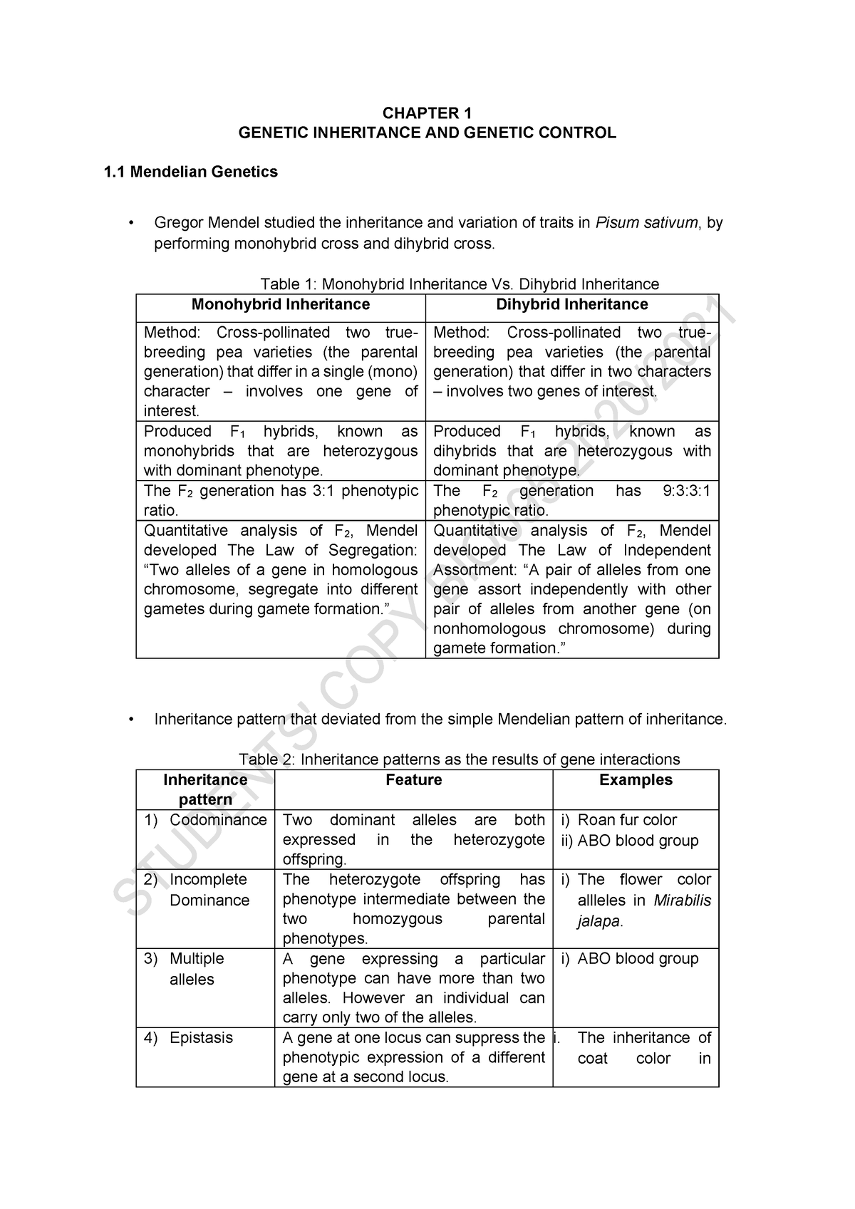 Workbook BIO095 - Biology - UiTM - Studocu