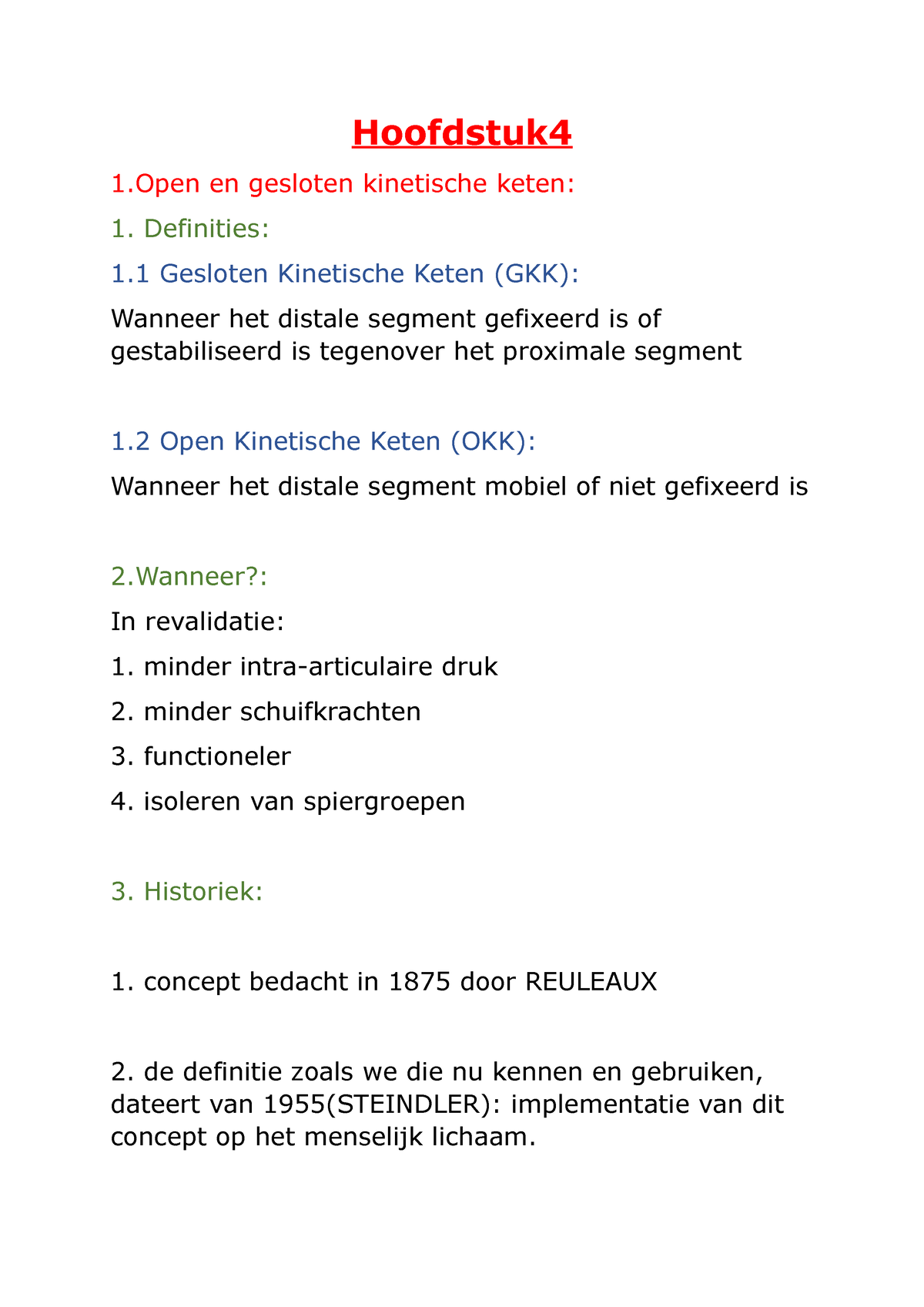 Hoofdstuk 4 - Samenvatting Introductie Tot Revalidatie En ...