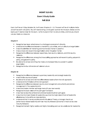 MGMT Chapter 1 - Management Chapter 1 What Is Management? O Management ...