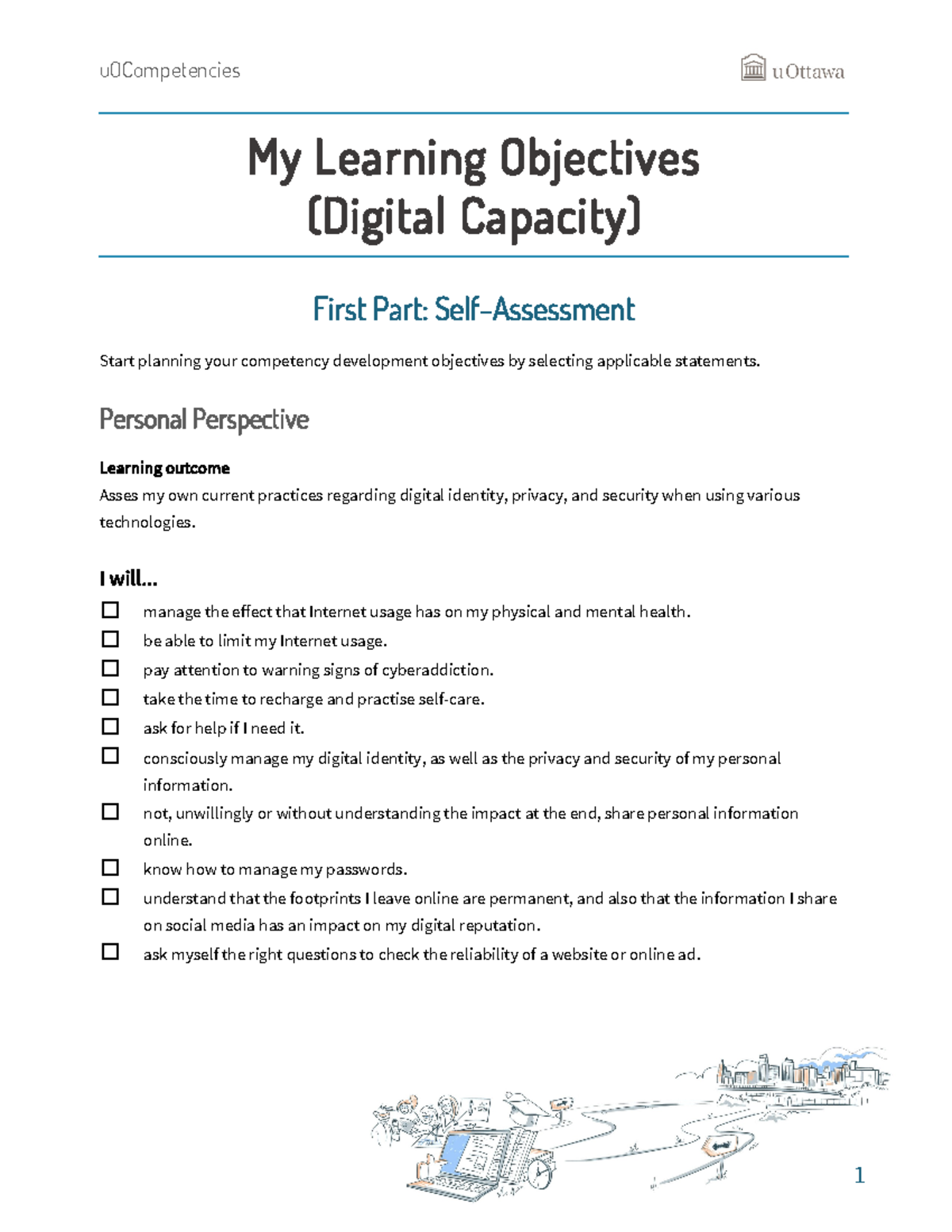 Smarts-M1 - SMARTS Goal Assignment - My Learning Objectives (Digital ...