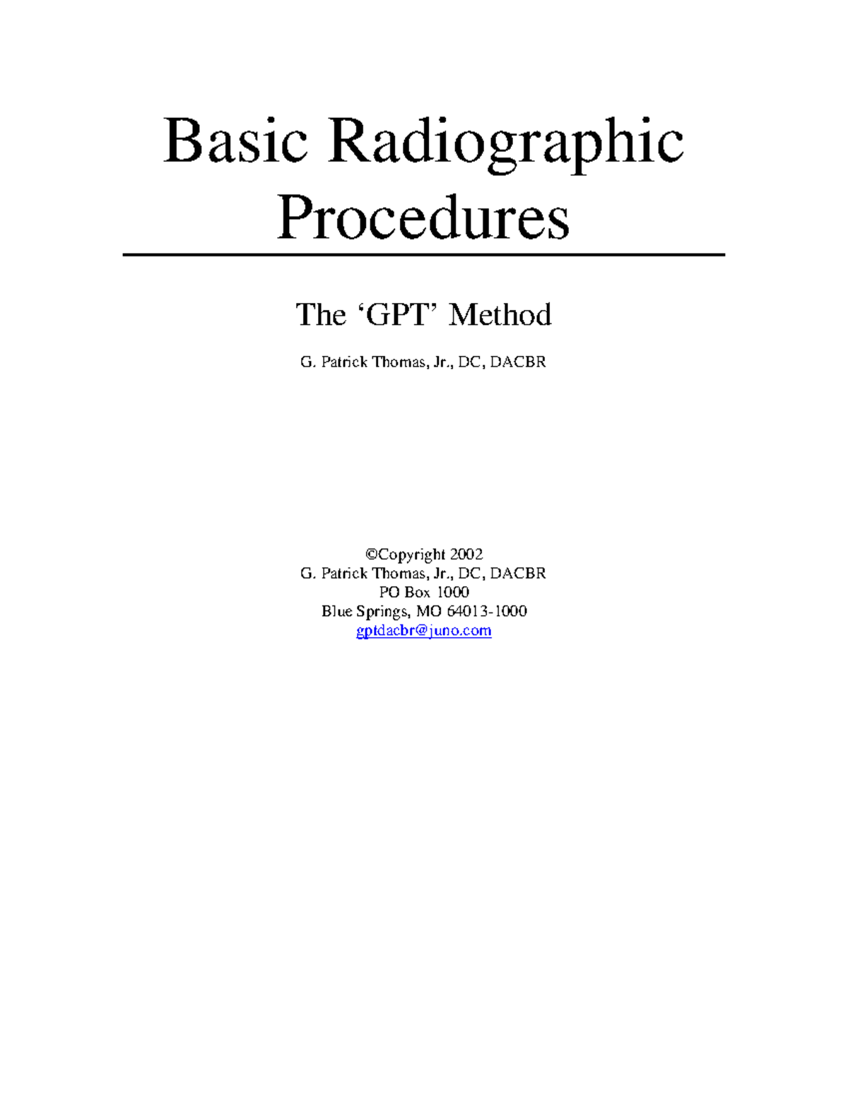 Procedures Radiology And Imaging Technologies Basic Radiographic