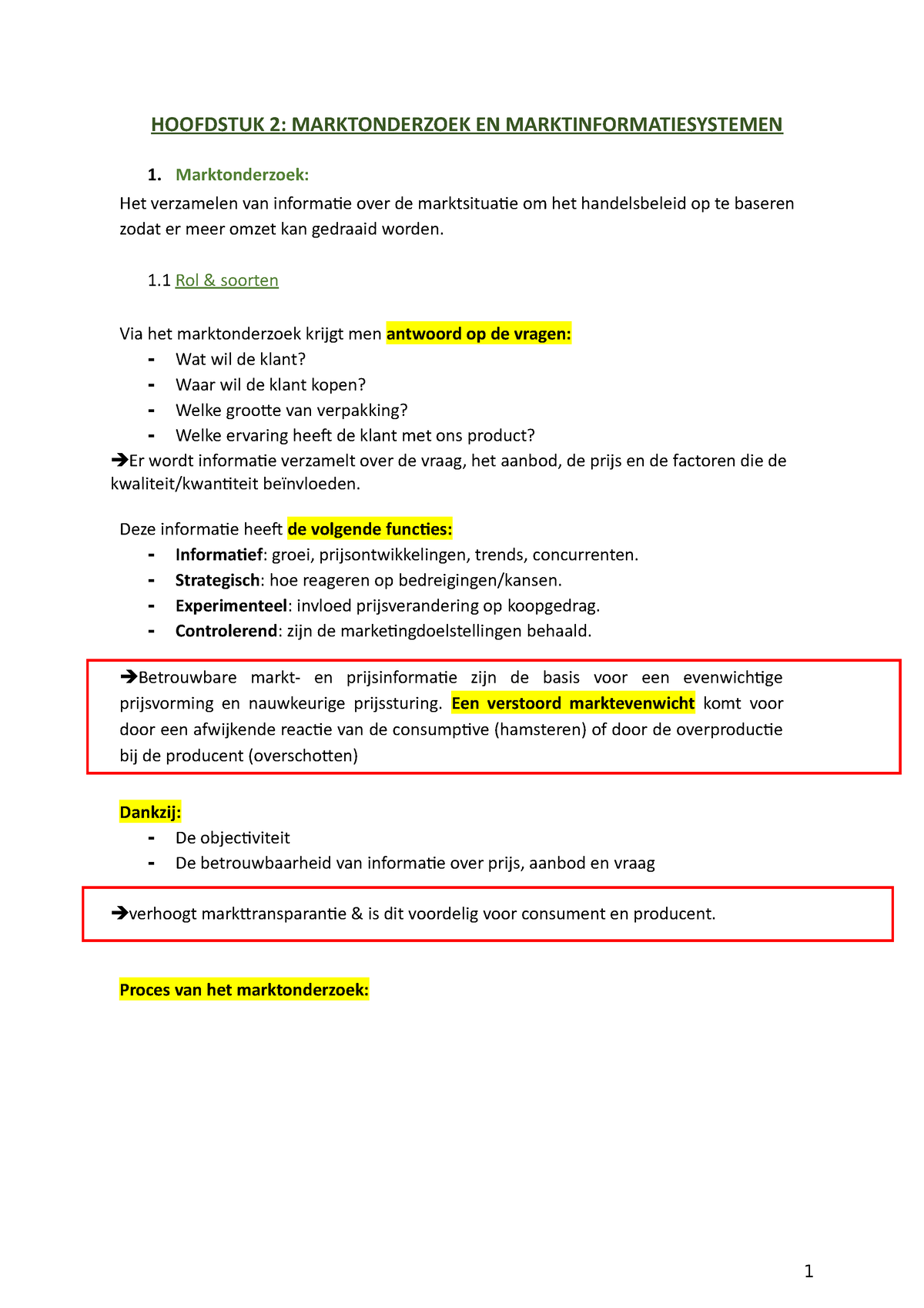 Hoofdstuk 2 - HOOFDSTUK 2: MARKTONDERZOEK EN MARKTINFORMATIESYSTEMEN ...