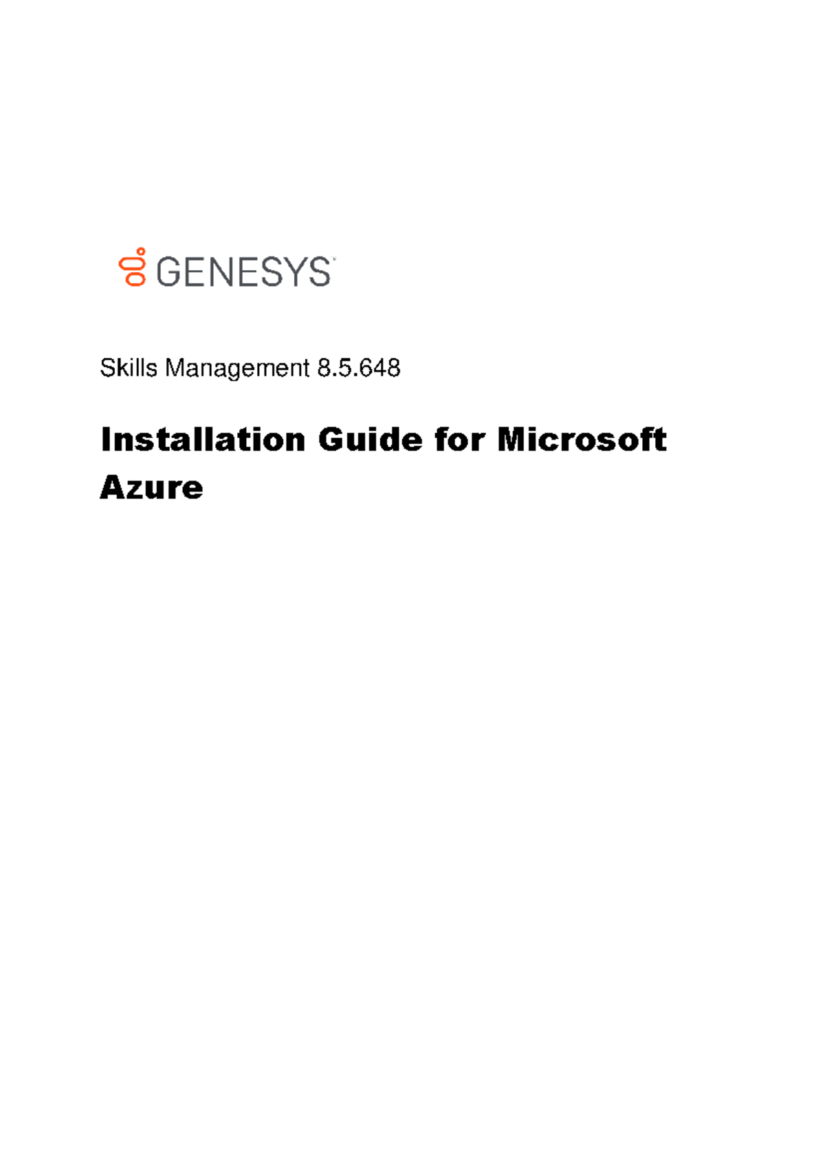 Azure Install