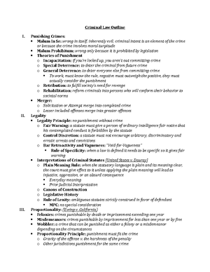 Criminal Law - Prof. Stark 1 - Attempt Crimes and Solicitation pg ...