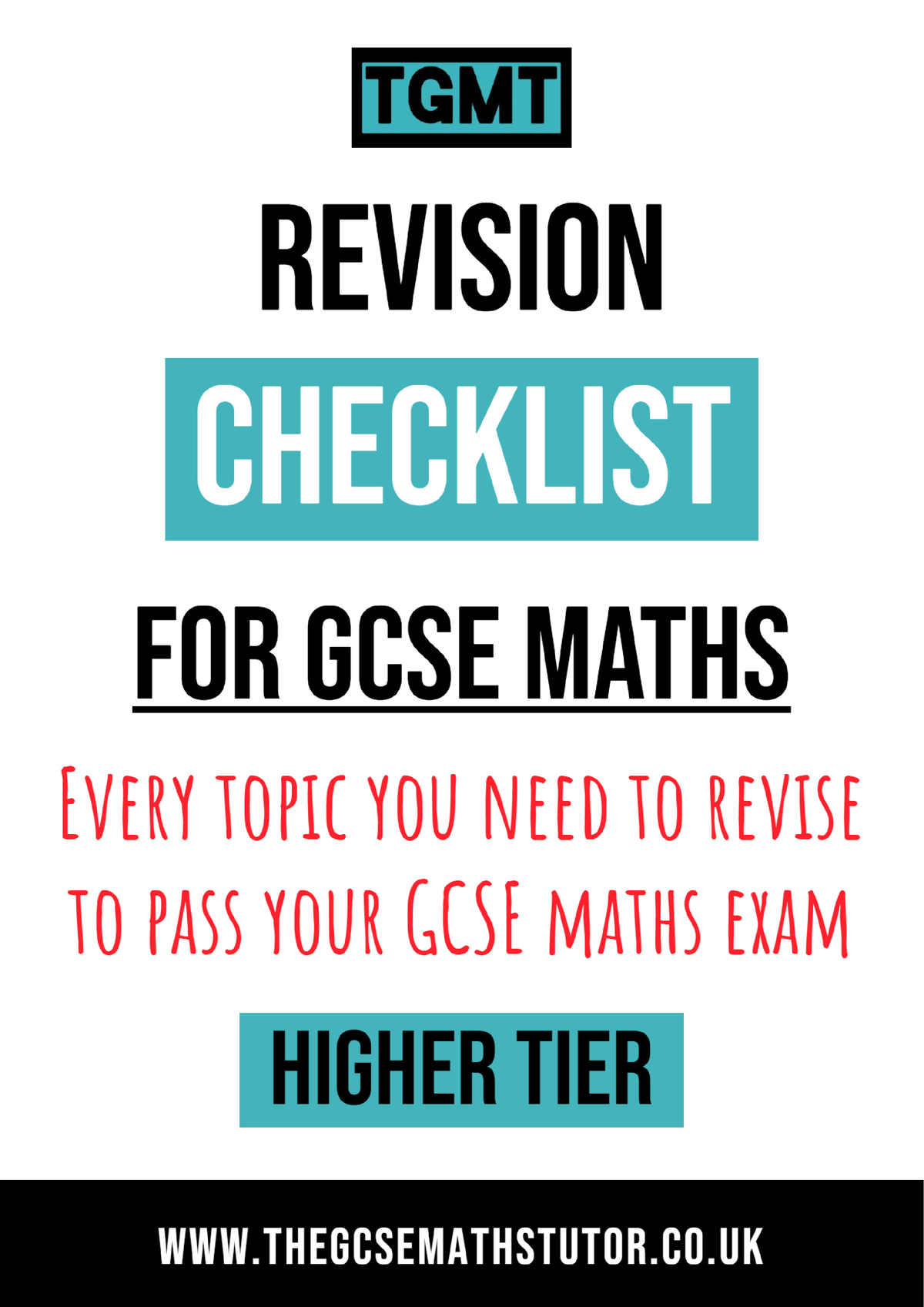 revision-checklist-higher-revision-videos-everything-you-need-to-get