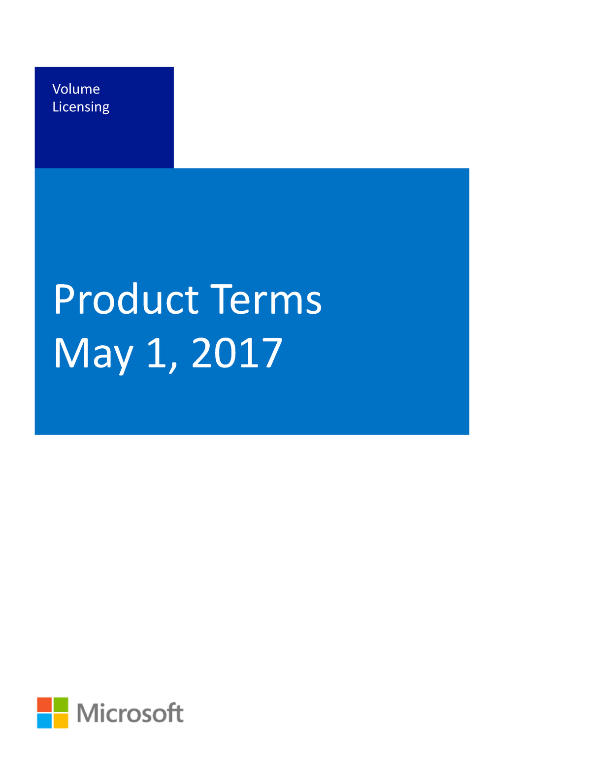 Microsoft Product Terms(WW)(English)(May2017 )(CR) - Volume Licensing ...