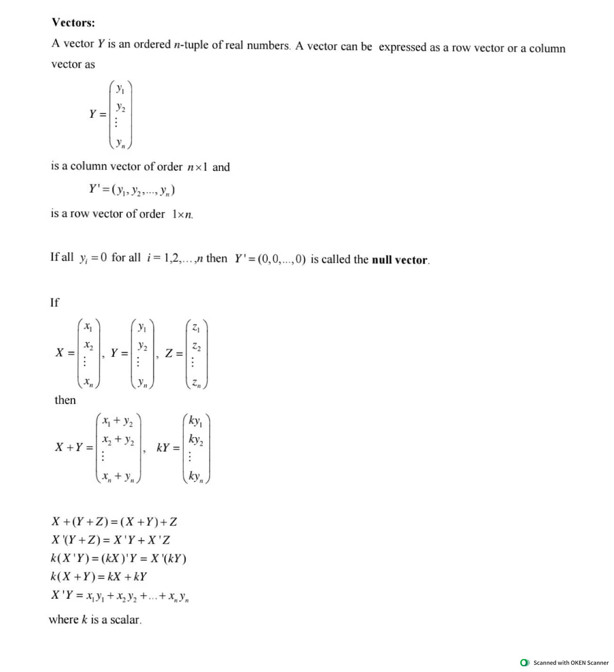 Matrix Advanced Matrix Theory Studocu
