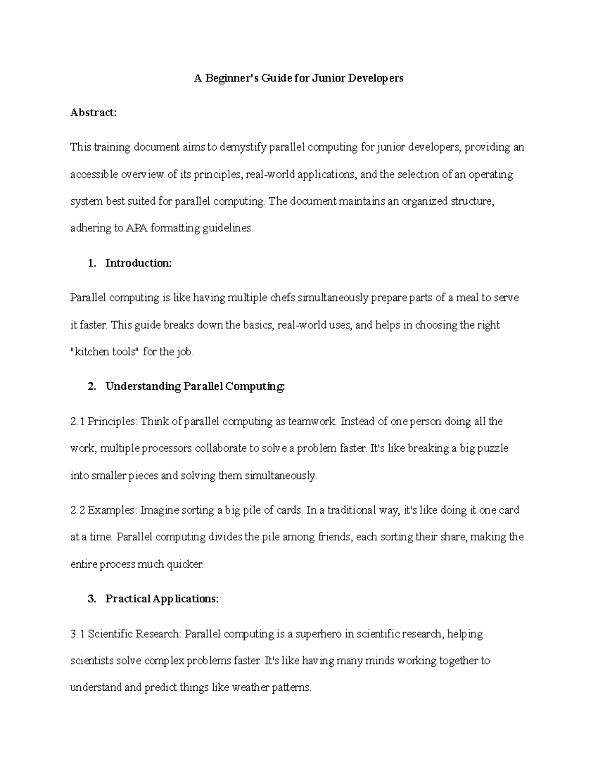 Written Assignment Unit 2 - A Beginner's Guide for Junior Developers ...