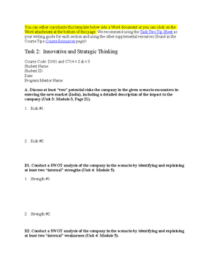 Task 1 - Course Tips 03-2022 - You can either copy/paste this document ...