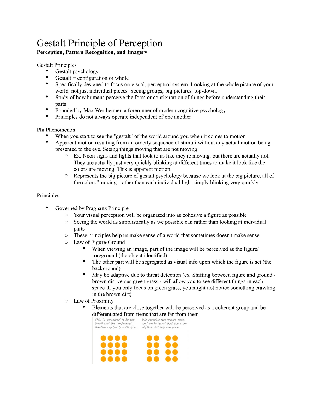 Gestalt Principle Of Perception Gestalt Principle Of Perception Perception Pattern 2571