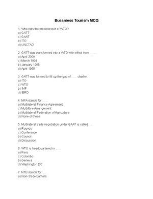 MCQ Business Environment - 1. The Term Business Environment Refers To ...