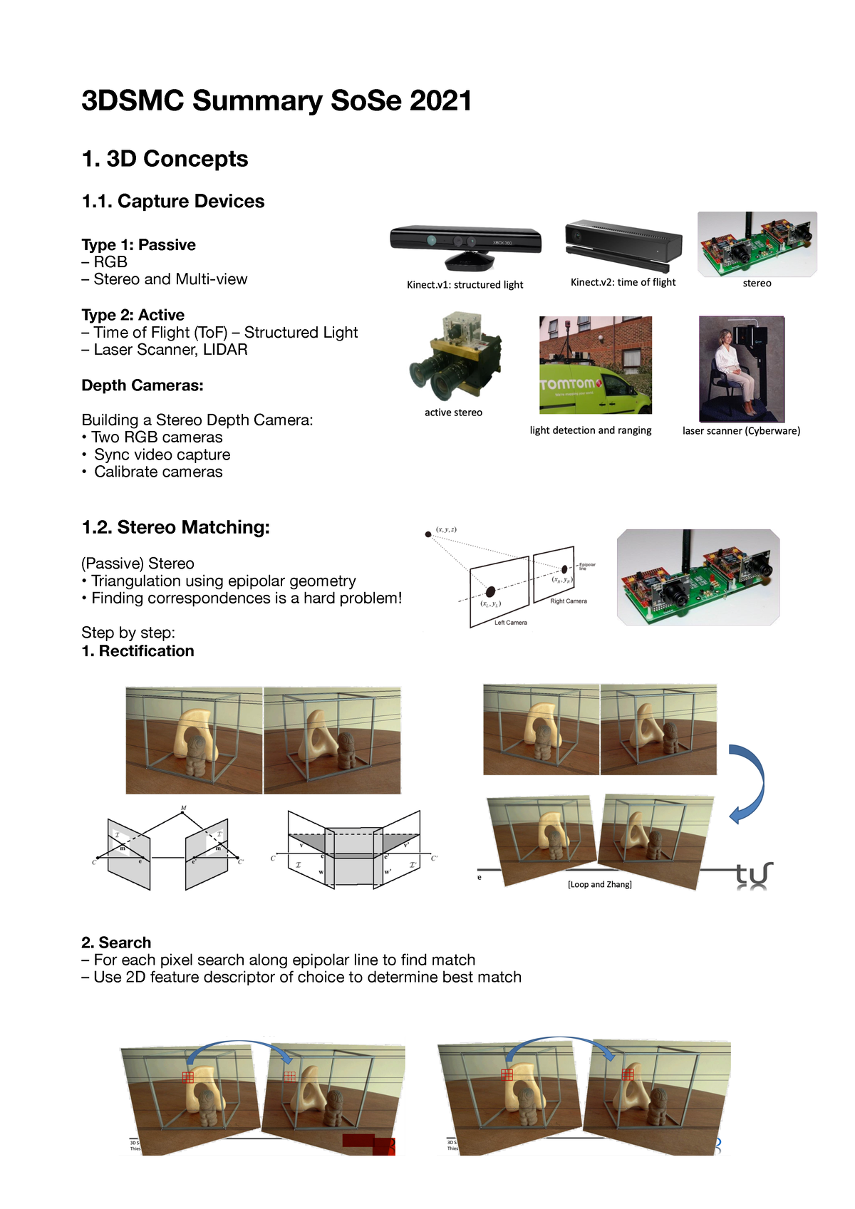 3DSMC Summary Part 1 - 3DSMC Summary SoSe 2021 1. 3D Concepts 1 ...