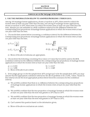 Math 10 Lecture Notes Week 1 (completed) - MATH 10 - Studocu