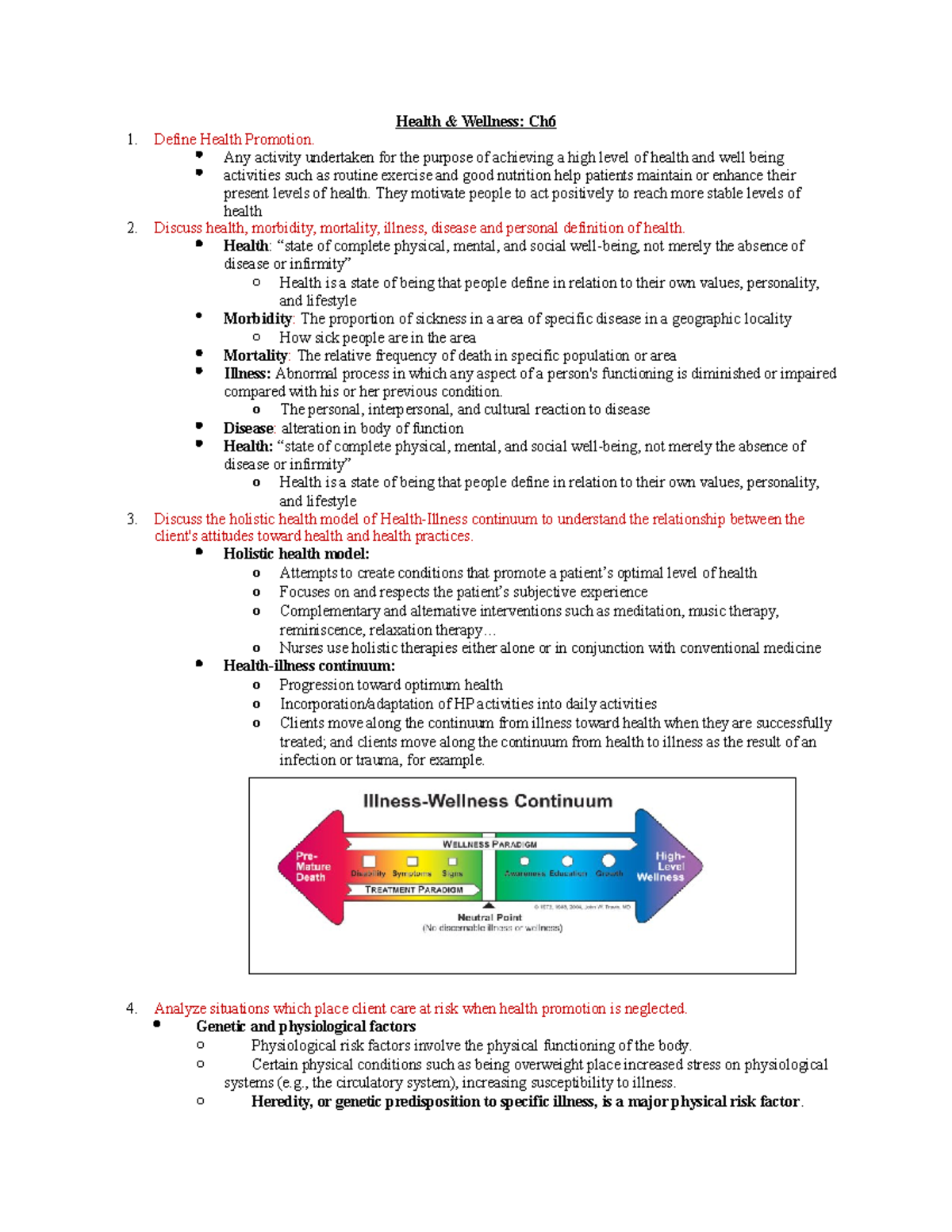 Health&Wellness-Ch6 - Amy Rangel - 1. 2. 3. 4. Health Wellness: Ch6 ...