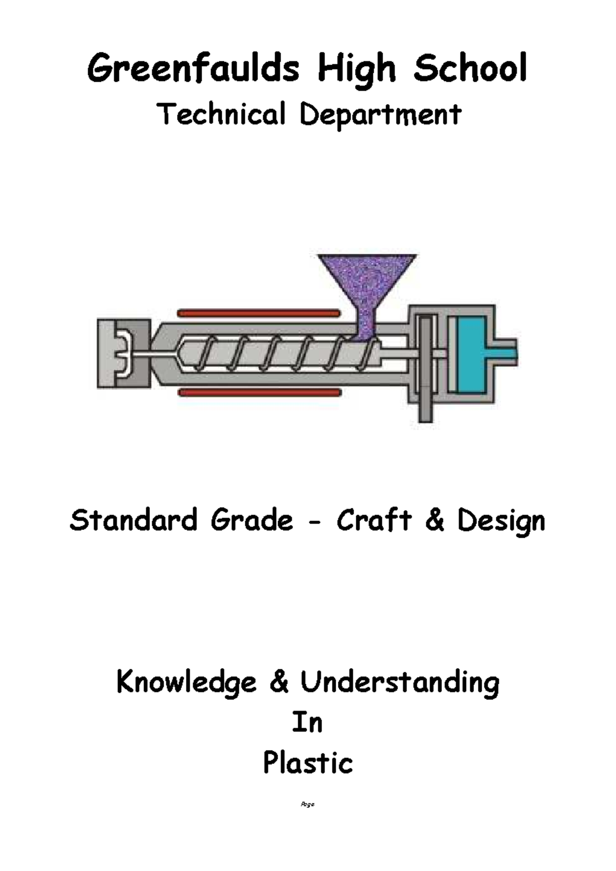 Plastic-Notes - Best book - Greenfaulds High School Technical ...