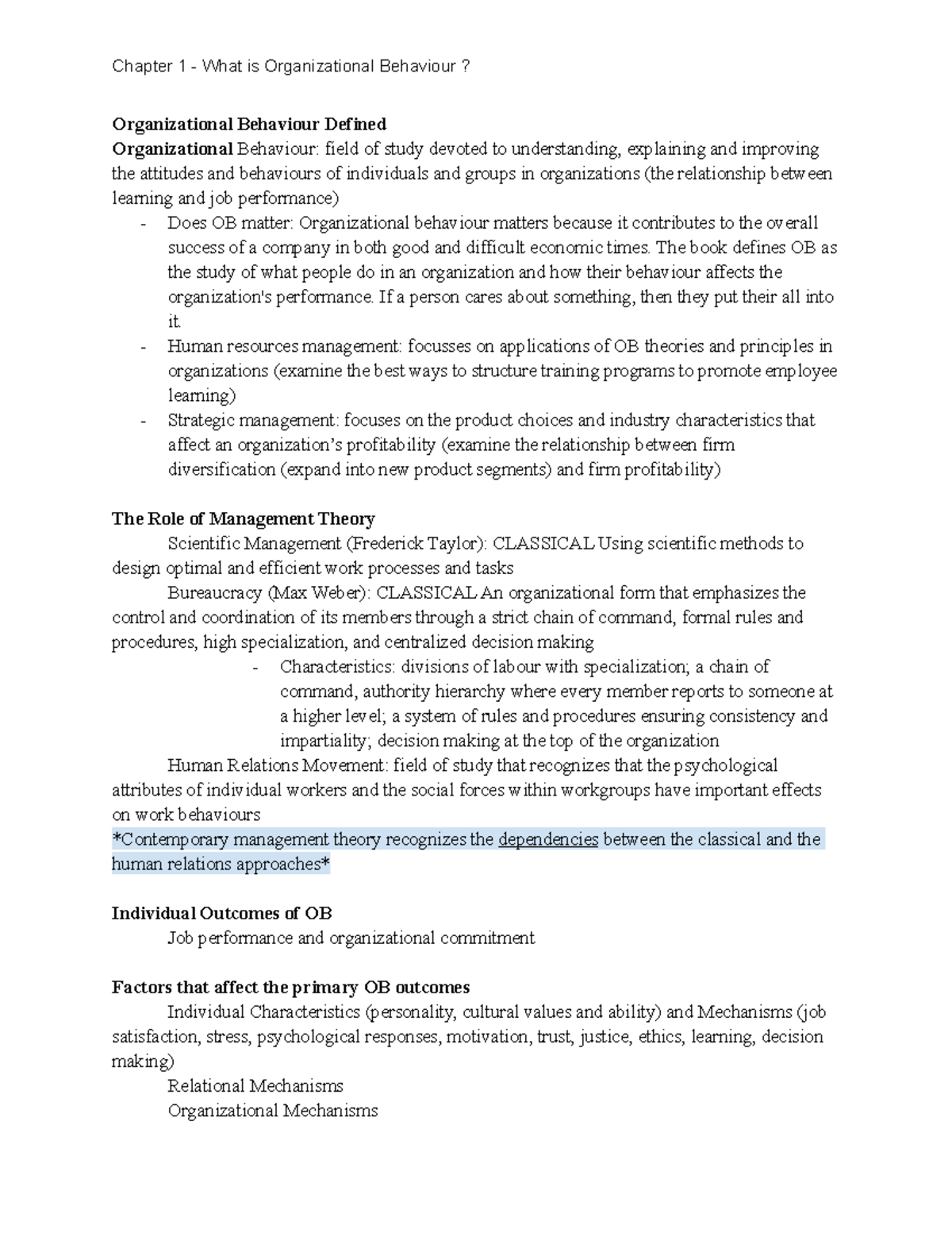 Chapter 1 - Lecture Notes (slides+textbook) - Chapter 1 - What Is ...