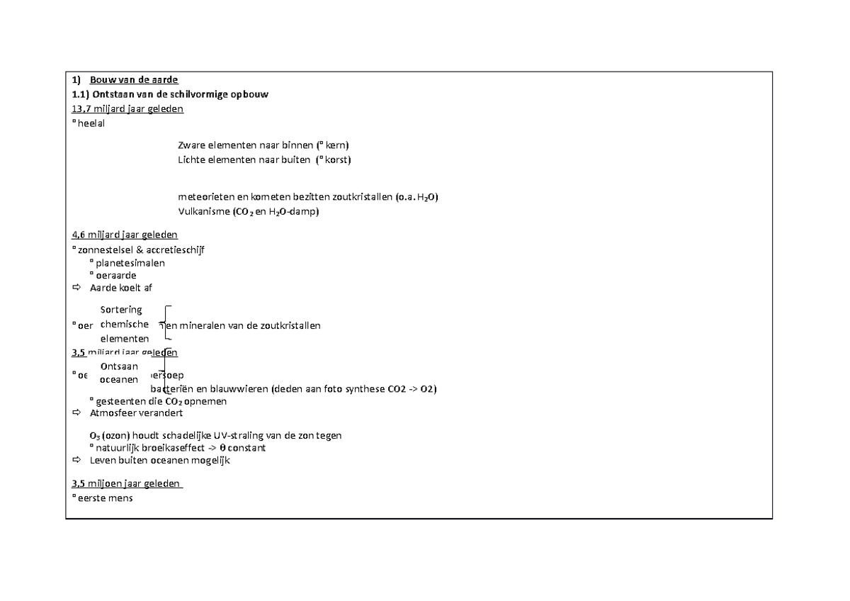 Aardrijkskunde Havo 5 Examen Samenvatting