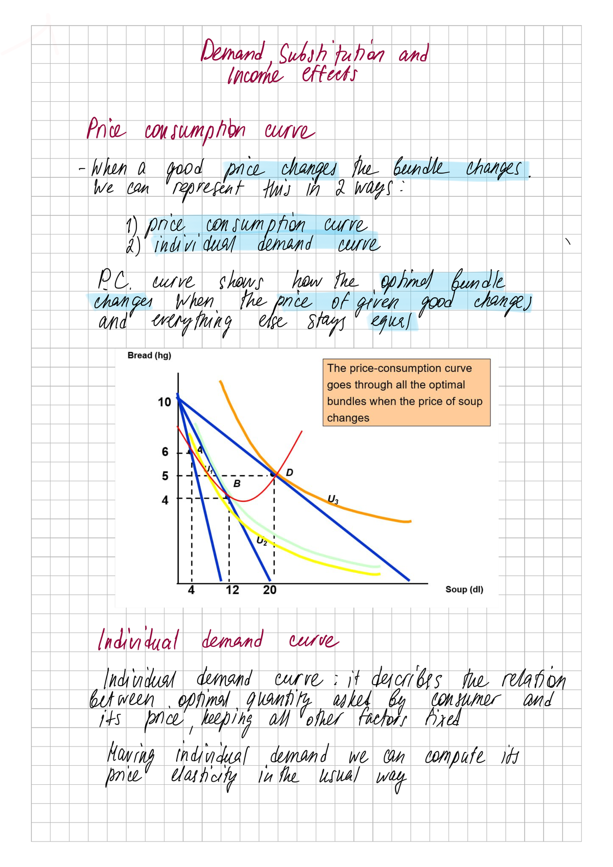 Demand, Substitution, Income - Microeconomics - Studocu