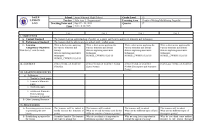 CO Q1 English-7 Module-7 - English Quarter 1 – Module 7: Using Phrases ...