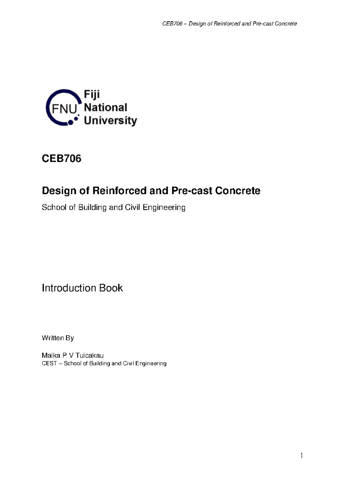 Intro CEB706 Final - Assignment 2 on page 13 and my serial number is 54 ...